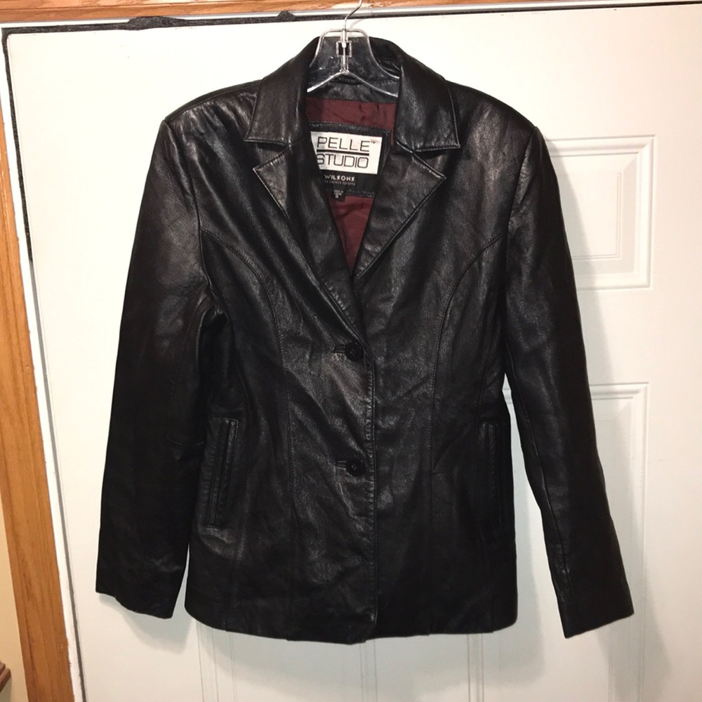 Vintage Pelle Studio Leather Jacket by Wilsons S‎